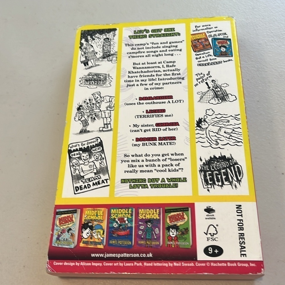 Middle School Series by James Patterson - set of 3 books - Picture 5 of 11